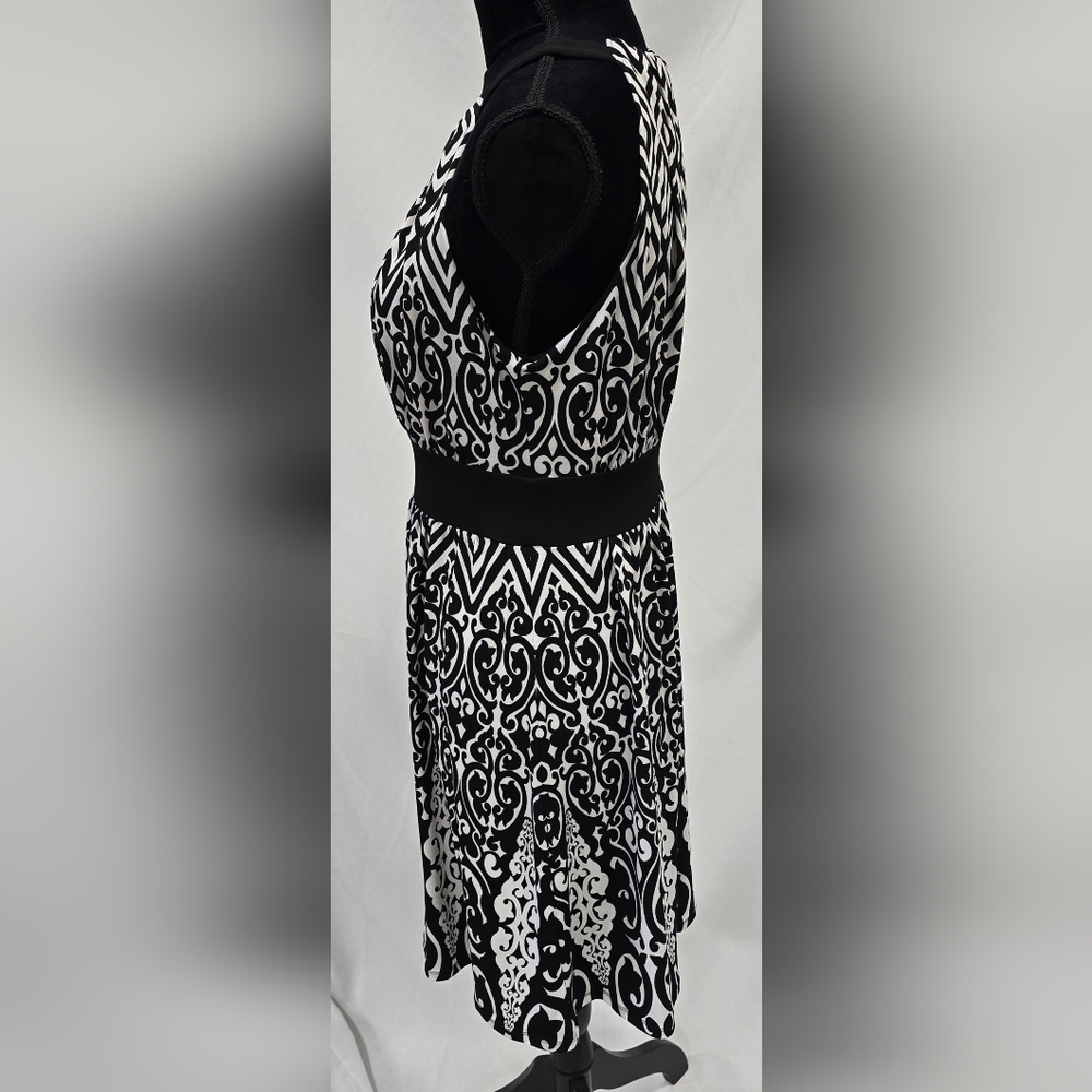 WHBM women S halter fit flare dress skater whimsy goth coastal  wedding - Picture 6 of 11